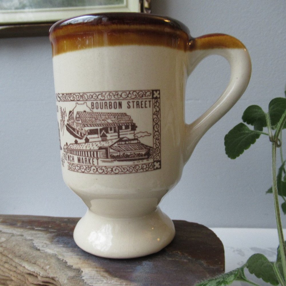 Ceramic Mug on a Pedestal New Orleans